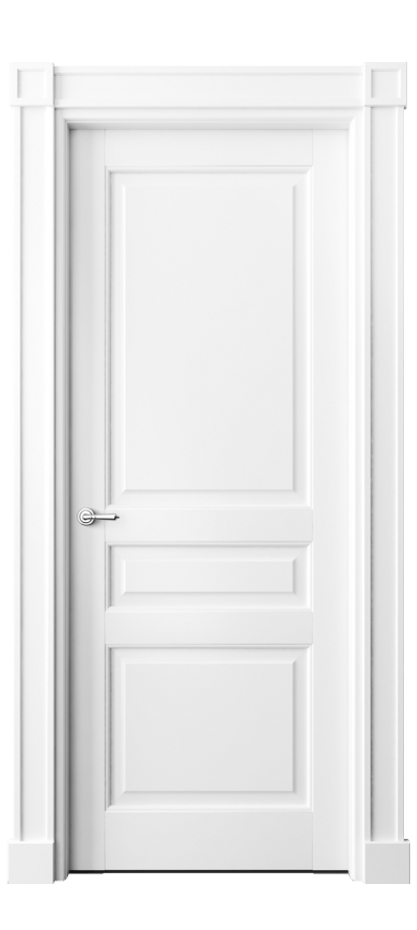 Межкомнатная дверь Тоскана Плано 6305 Матовый белоснежный  Цена 140739 ₽ | Volhovec