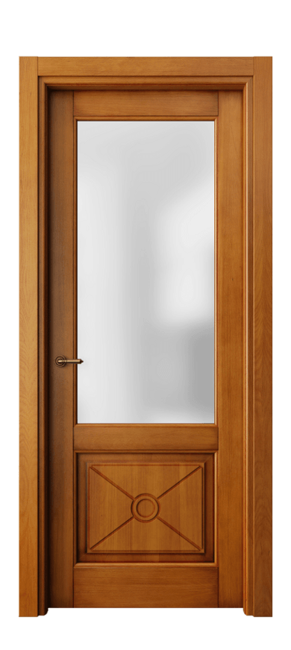 Межкомнатная дверь Тоскана Литера 6362 Бук светлый с патиной Сатинированное стекло Цена 127999 ₽ | Volhovec