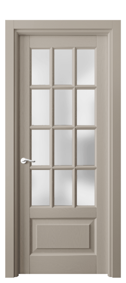 Межкомнатная дверь Лигнум 0728 Дуб бисквитный Сатинированное стекло Цена 162599 ₽ | Volhovec