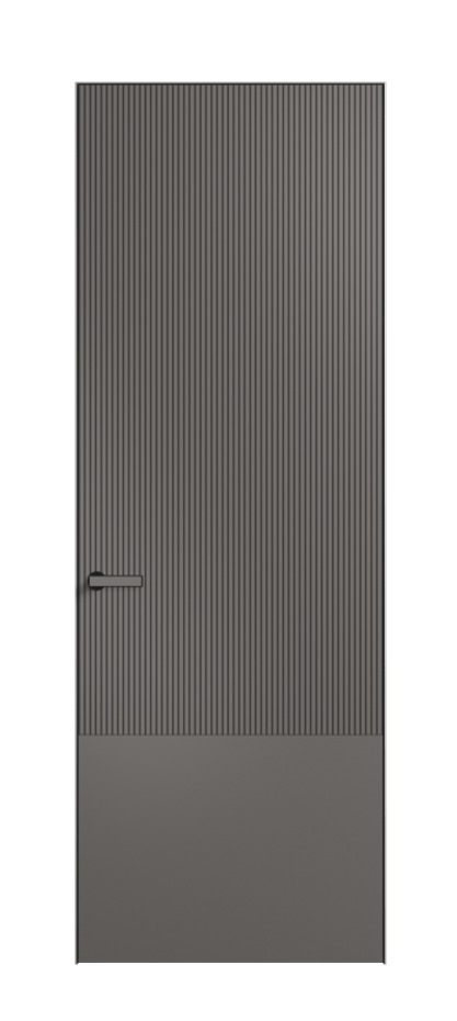 Межкомнатная дверь Вельвет 8203 Матовый классический серый. Цена 66569  | Volhovec