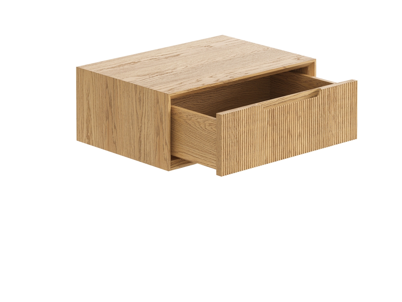 Тумба подвесная прикроватная Velvet 1 ящик дуб пшеничный матовый