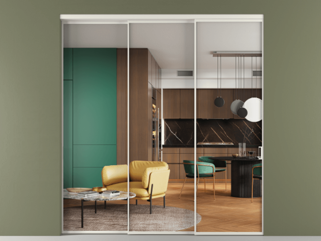 Перегородка Formato внутри проёма телескопик синхро-2 #VENDORCODE# #FURNISH# #GLASS# Цена #PRICE# #CURRENCY#  | Volhovec