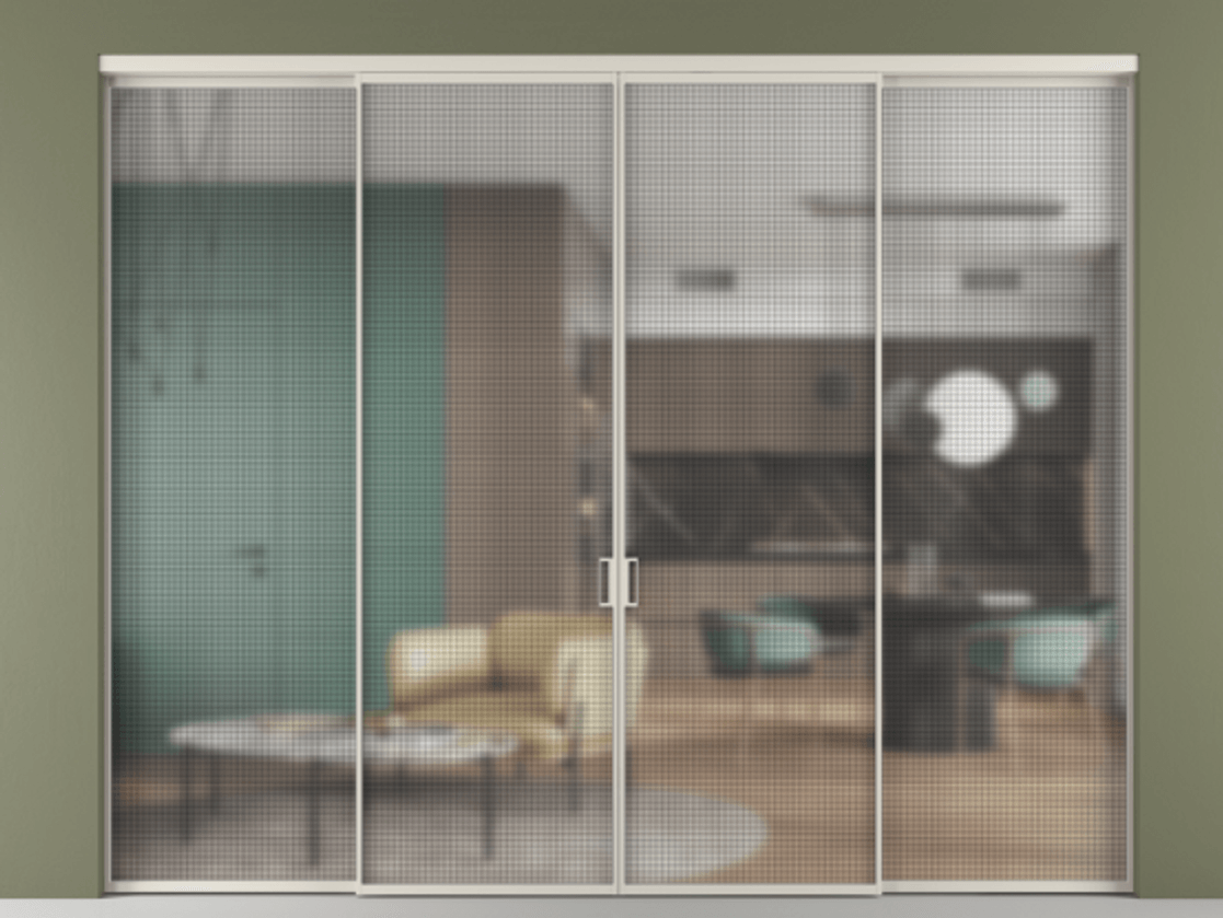 Перегородка Formato внутри проёма четырёхстворчатая #VENDORCODE# #FURNISH# #GLASS# Цена #PRICE# #CURRENCY#  | Volhovec