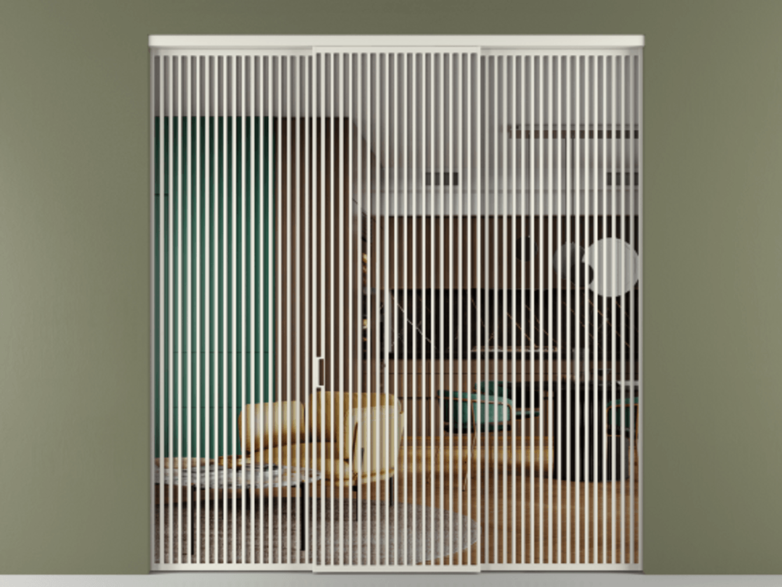 Перегородка Formato внутри проема трёхстворчатая #VENDORCODE# #FURNISH# #GLASS# Цена #PRICE# #CURRENCY# | Volhovec