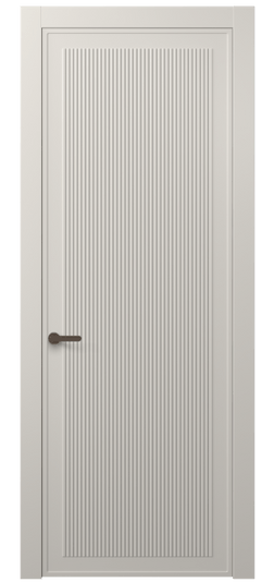 Дверь межкомнатная 8622 МОС . Цвет Матовый облачно-серый. Материал Гладкая эмаль. Коллекция Дюна. Картинка.