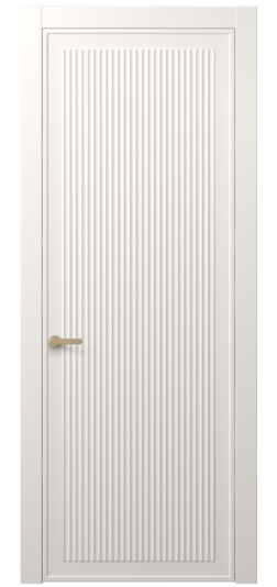 Дверь межкомнатная АКП 8642 МПБЛ. Цвет Матовый пудровый белый. Материал Гладкая эмаль. Коллекция Альба. Картинка.