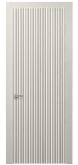 Дверь межкомнатная АКП 8641 МОС. Цвет Матовый облачно-серый. Материал Гладкая эмаль. Коллекция Альба. Картинка.