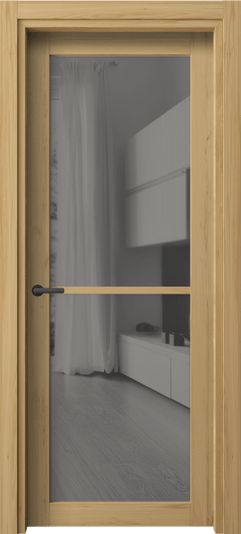 Дверь межкомнатная 2108 СЛВ ЗЕР СЕР. Цвет Солнечный вяз. Материал Ламинатин. Коллекция Нео. Картинка.