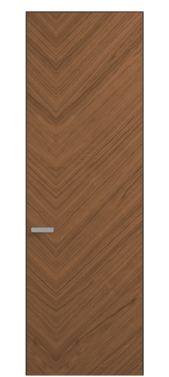 Дверь межкомнатная АКП 0201 ОУММР Орех умбра матовый. Цвет Орех умбра матовый рифт. Материал Радиальный шпон НатурВуд. Коллекция Рифт. Картинка.