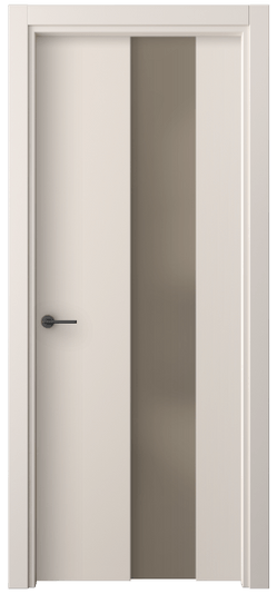 Дверь межкомнатная 4226 ПЭПБ БР САТ. Цвет ПЭТ пудровый бежевый. Материал ПЭТ. Коллекция Фридом. Картинка.