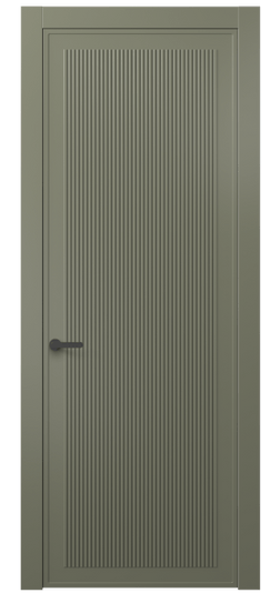 Дверь межкомнатная 8622 МОТ . Цвет Матовый оливковый тёмный. Материал Гладкая эмаль. Коллекция Дюна. Картинка.