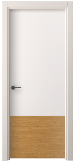 Дверь межкомнатная 4229 ПЭКС. Цвет ПЭТ кремово-серый. Материал ПЭТ. Коллекция Фридом. Картинка.