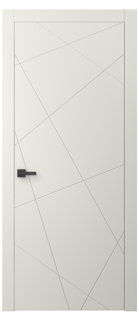 Дверь межкомнатная 8048 МЖМ. Цвет Матовый жемчужный. Материал Гладкая эмаль. Коллекция Линия. Картинка.